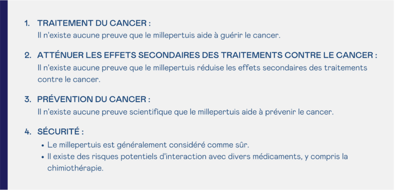 Millepertuis - Fondation contre le cancer